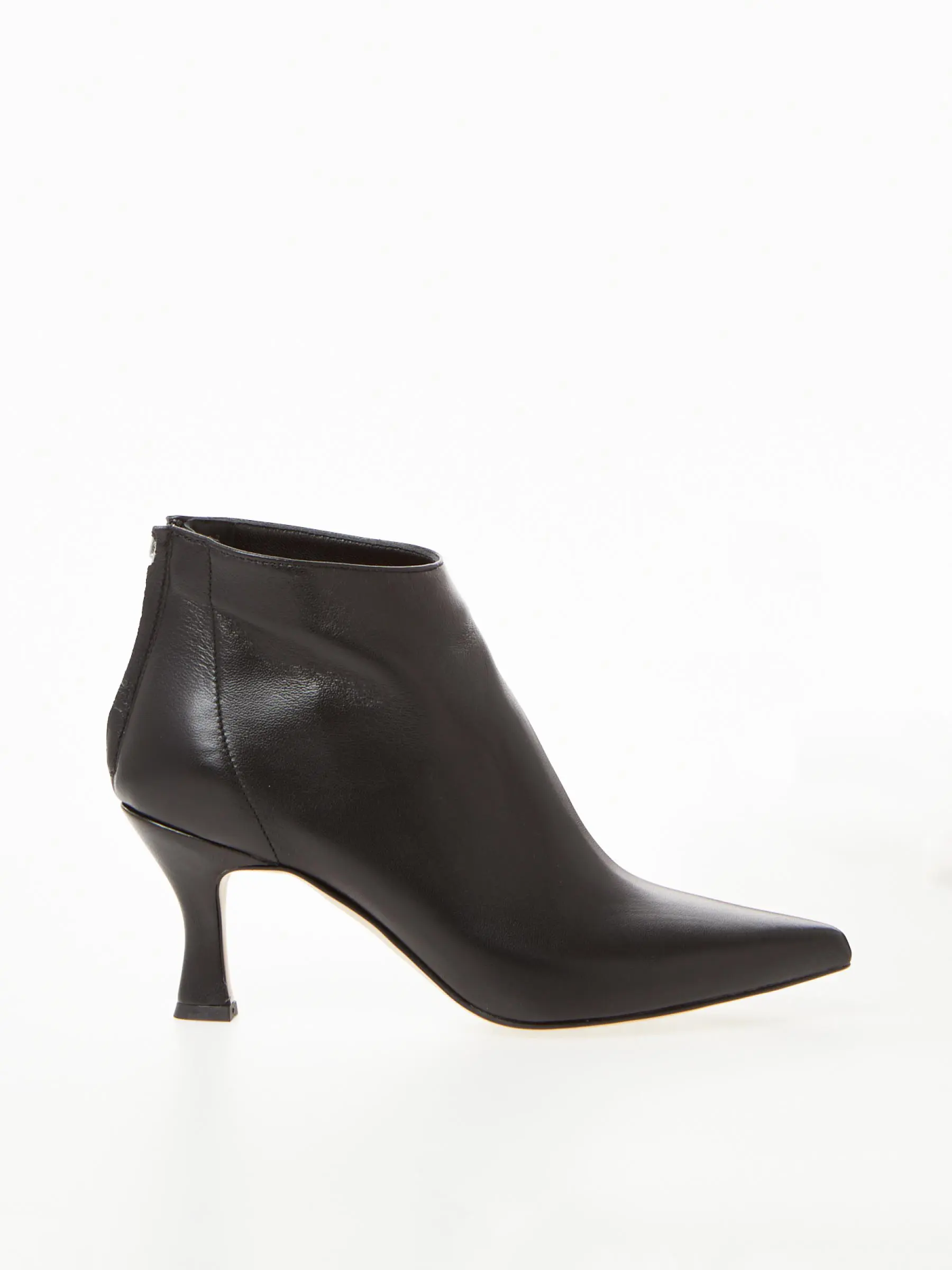 Women's leather heeled shoes OVYE AT48 black