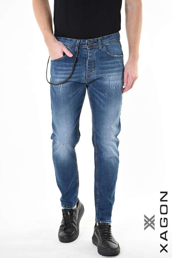 Men's slim fit jeans XAGON blue