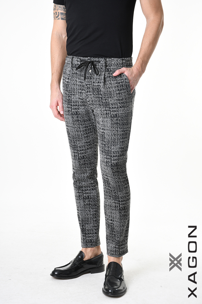 Men's elegant pants for a suit XAGON gray