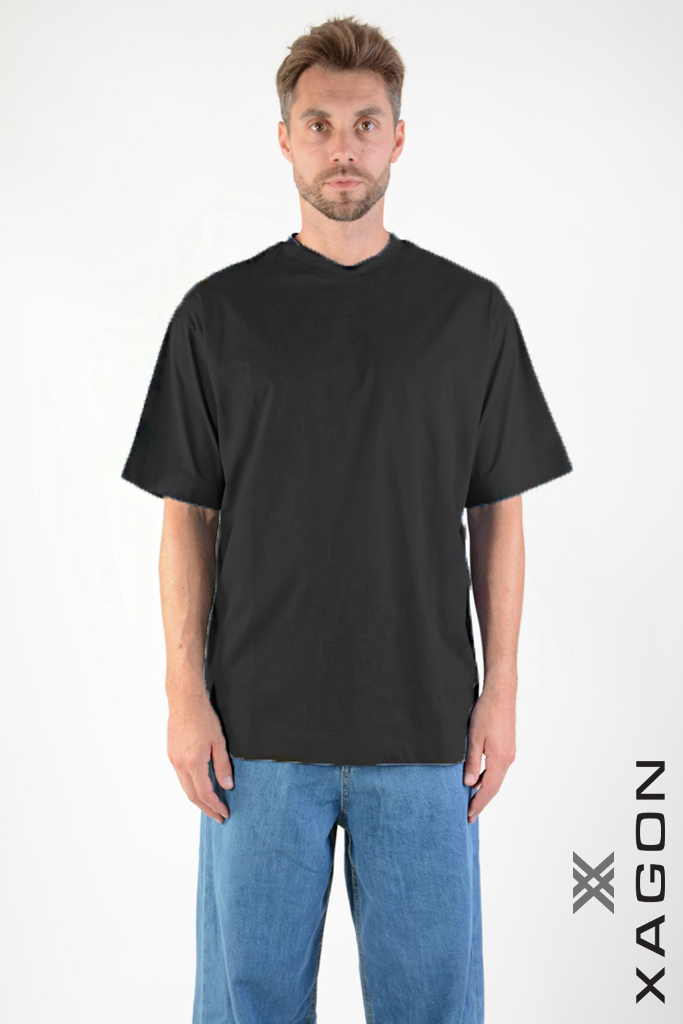 Men's oversize T-shirt XAGON MAN black