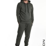 Men's hooded sweatshirt XAGON MAN khaki green