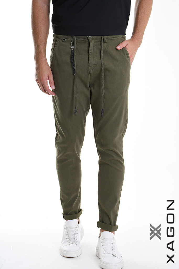 Men's trousers XAGON MAN khaki green