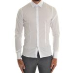 Men's Slim Fit shirt with long sleeves XAGON MAN white